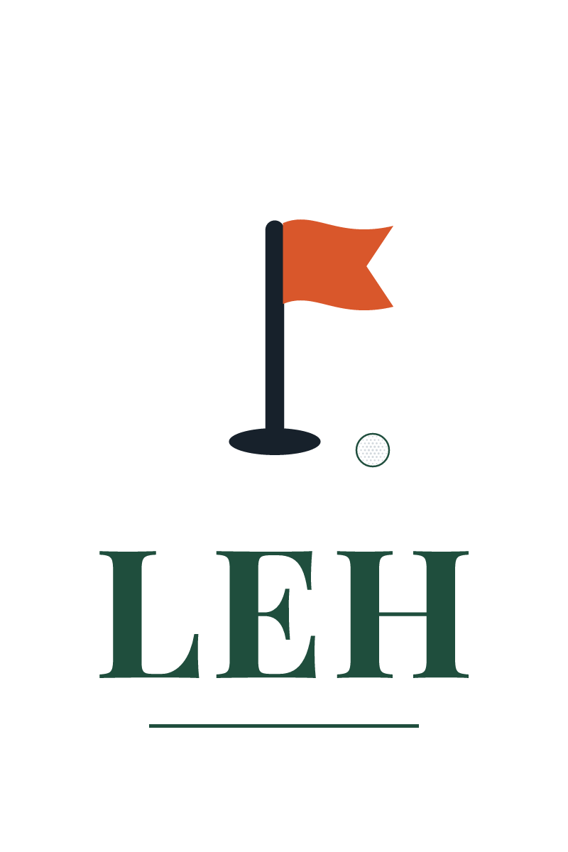 Mockup of personalized golf towel from Flagwood Golf.
